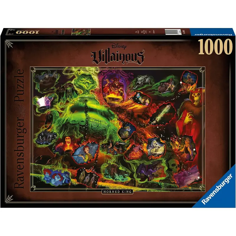 DISNEY VILLAINOUS: HORNED KING 1000PC PUZZLE