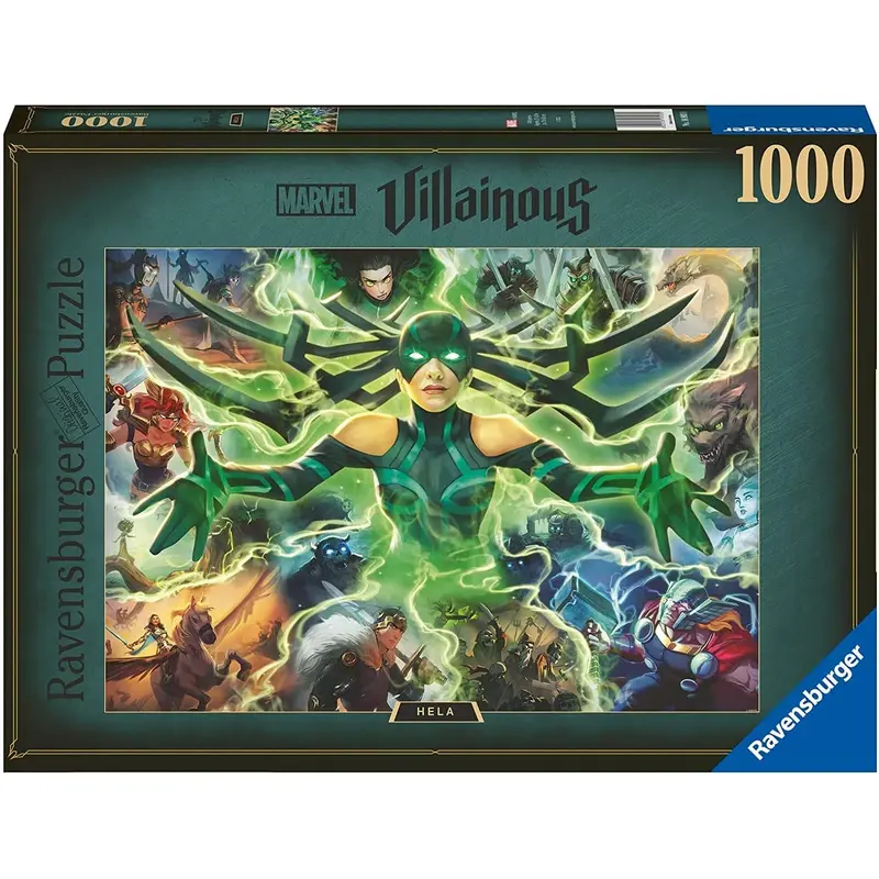 MARVEL VILLAINOUS: HELA 1000PC PUZZLE