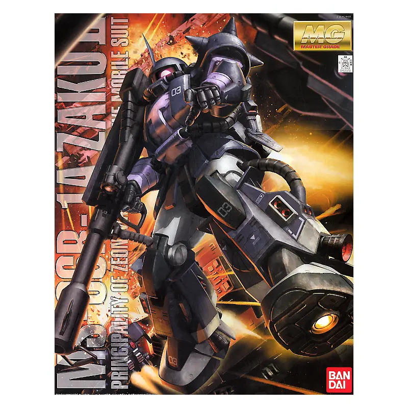 Bandai MG 1/100 MS-06R High Mobility Type Zaku II (Black Tri-Stars) Gundam