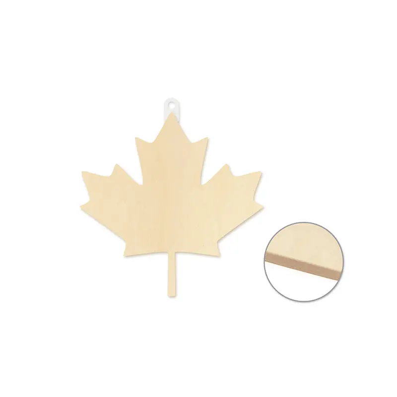 Wood Decor: 8.5" DIY Wall Plaques 4mm Thick Maple Leaf
