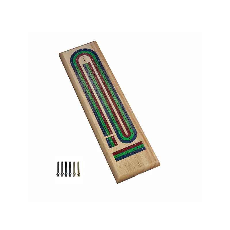 CRIBBAGE, 3-TRACK, COLOURED (RED/BLU/GRN)