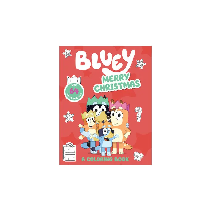 Bluey: Merry Christmas: A Coloring Book