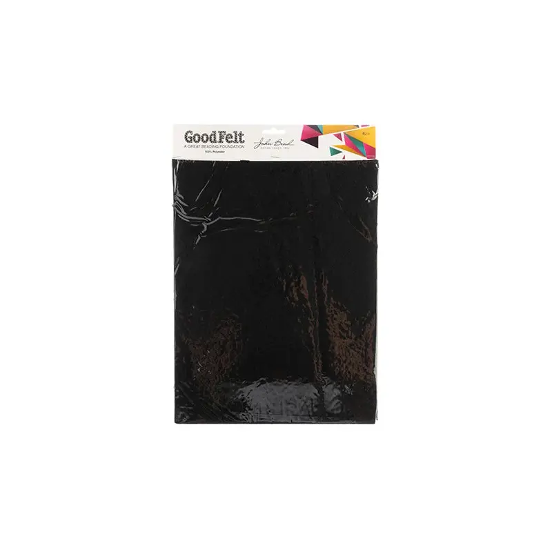 GoodFelt Beading Foundation 1.5mm 8.5x11in 4pcs Black