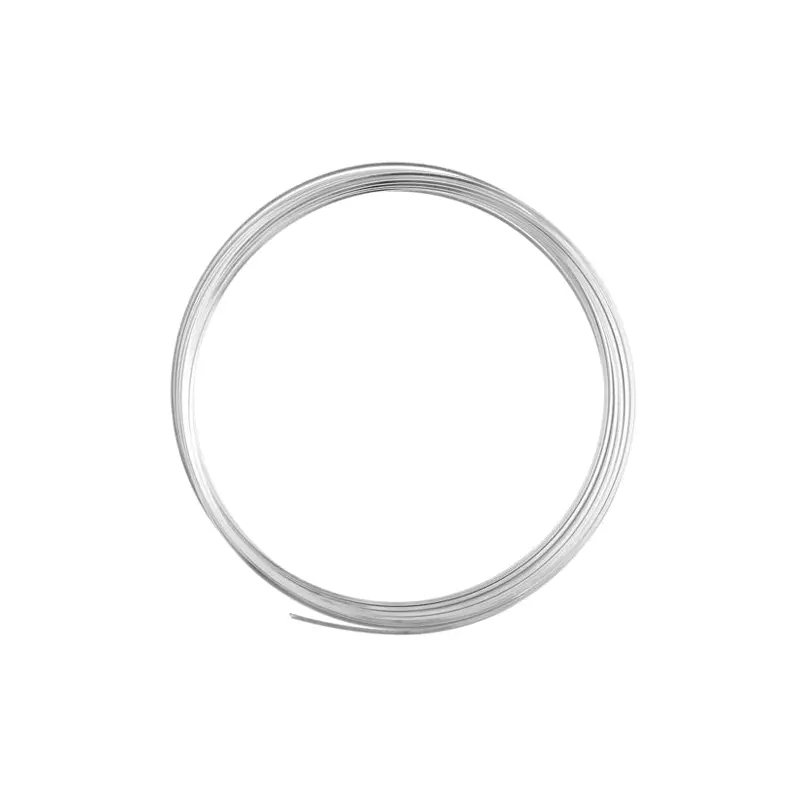 Beadalon German Style Wire 22ga Silver Square 3.5m(11.5ft)