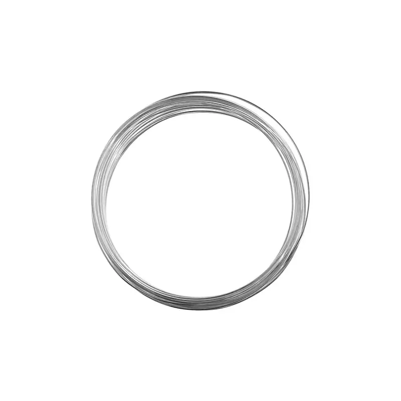 Beadalon German Style Wire Half Round 21ga Silver filled Wire Half Hard