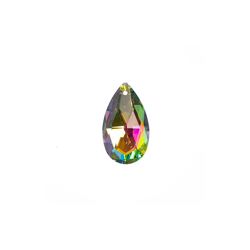 Crystal Lane Faceted Teardrop 22x38mm Multi Color