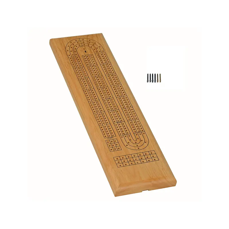 CRIBBAGE, 3-TRACK, NATURAL