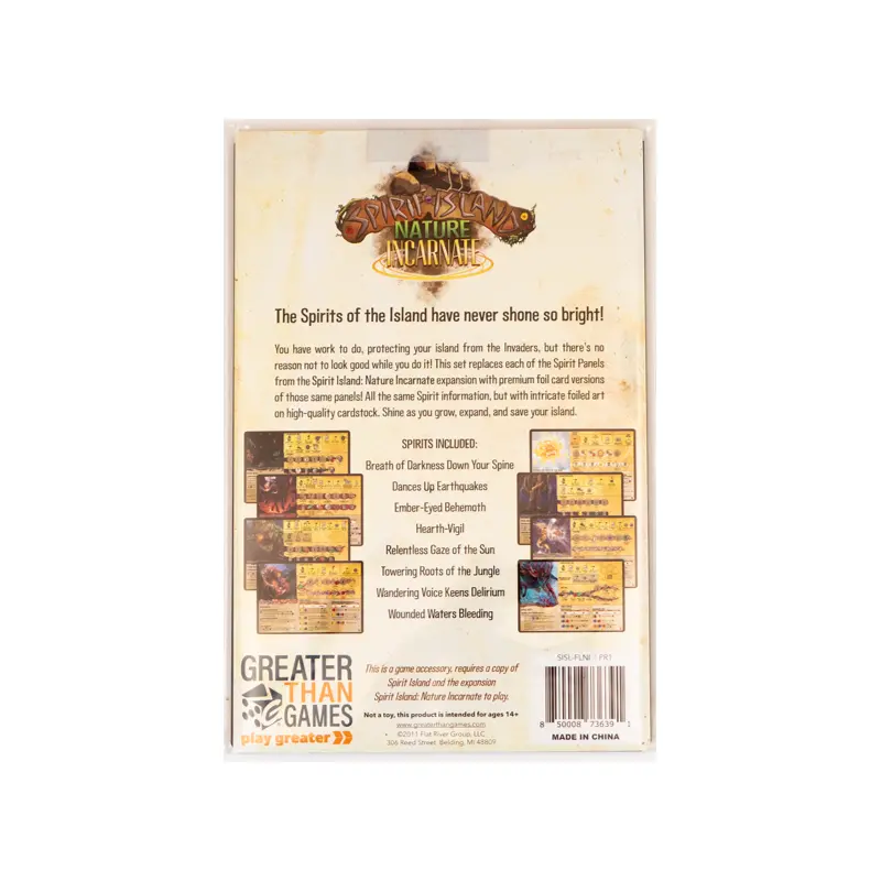 SPIRIT ISLAND NATURE INCARNATE FOIL PANELS