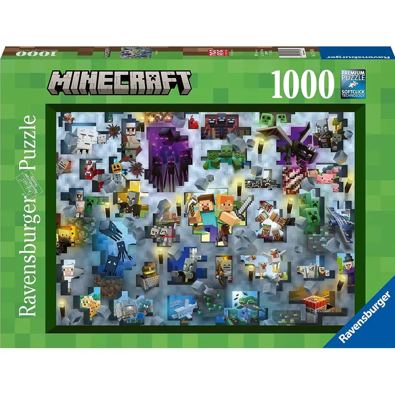 MINECRAFT MOBS 1000PC PUZZLE
