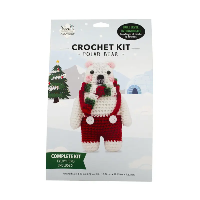 Polar Bear Crochet Kit