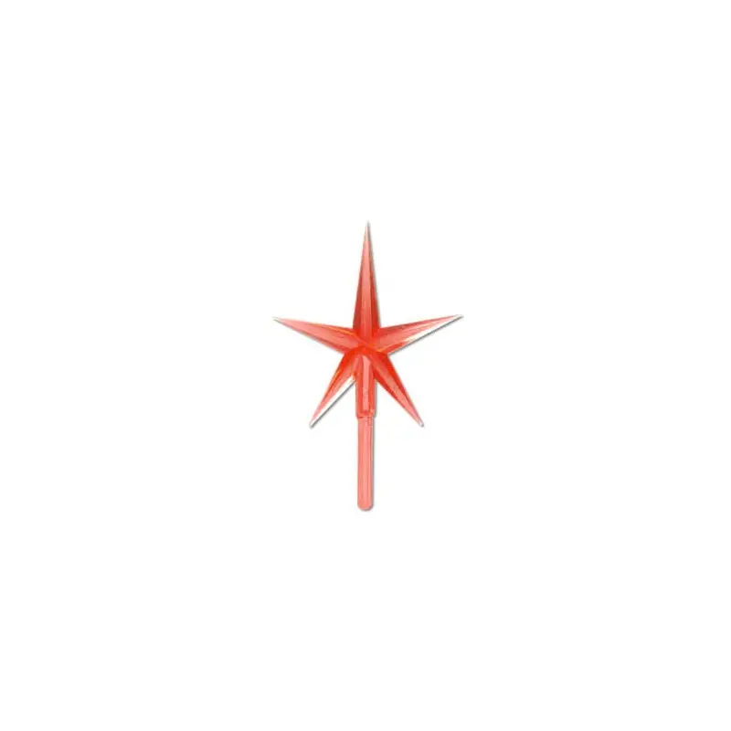 Red Star For Ceramic Tree - 2"