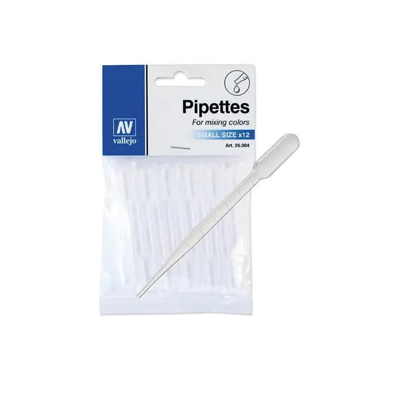 VALLEJO: PIPETTES SMALL SIZE 12ct 1ml