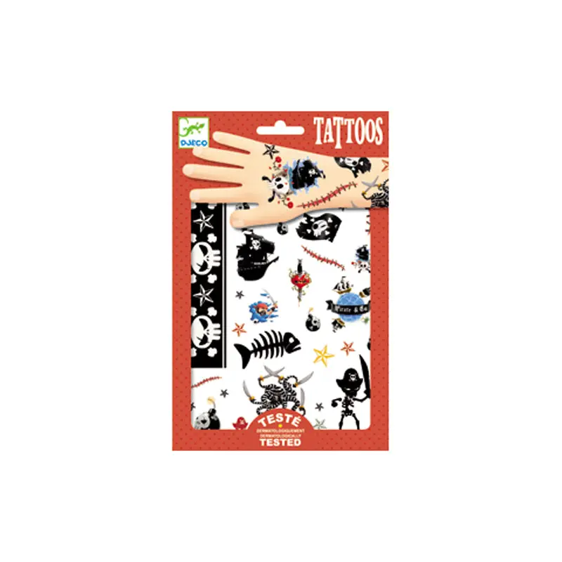 Djeco: Tattoos / Pirate Tattoos