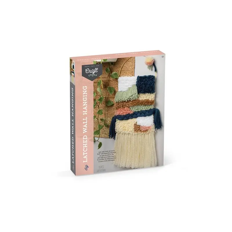 CRAFT CRUSH-DIY LATCH WEAVING WALL HANGING