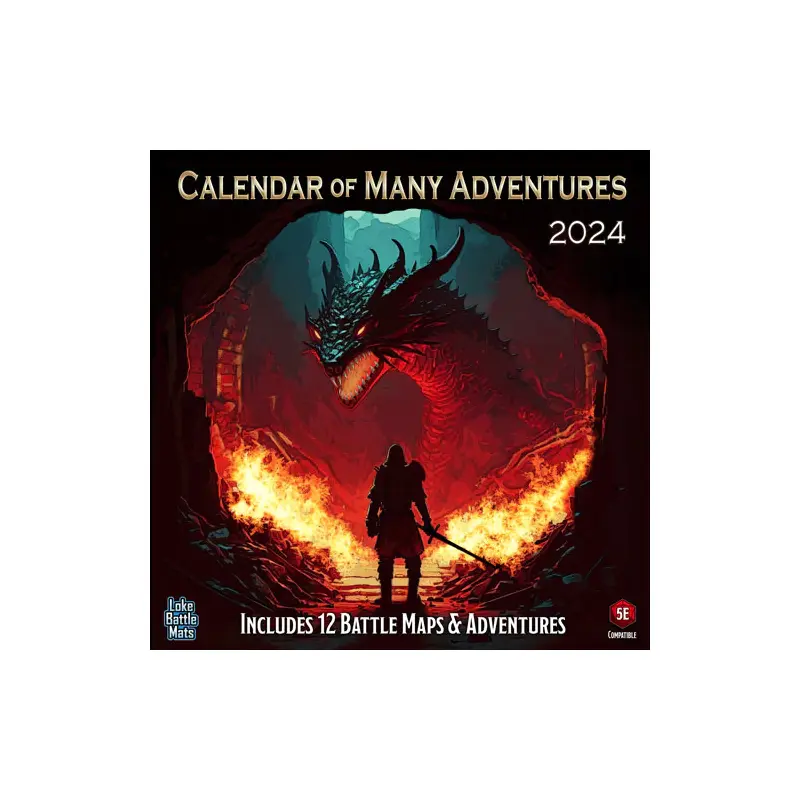 CALENDAR OF MANY ADVENTURES 2024