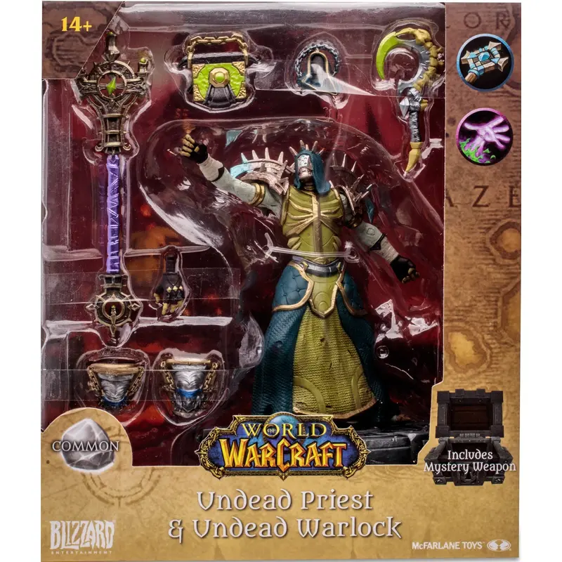 WORLD OF WARCRAFT 6" WV1-UNDEAD:PRIEST/WARLOCK