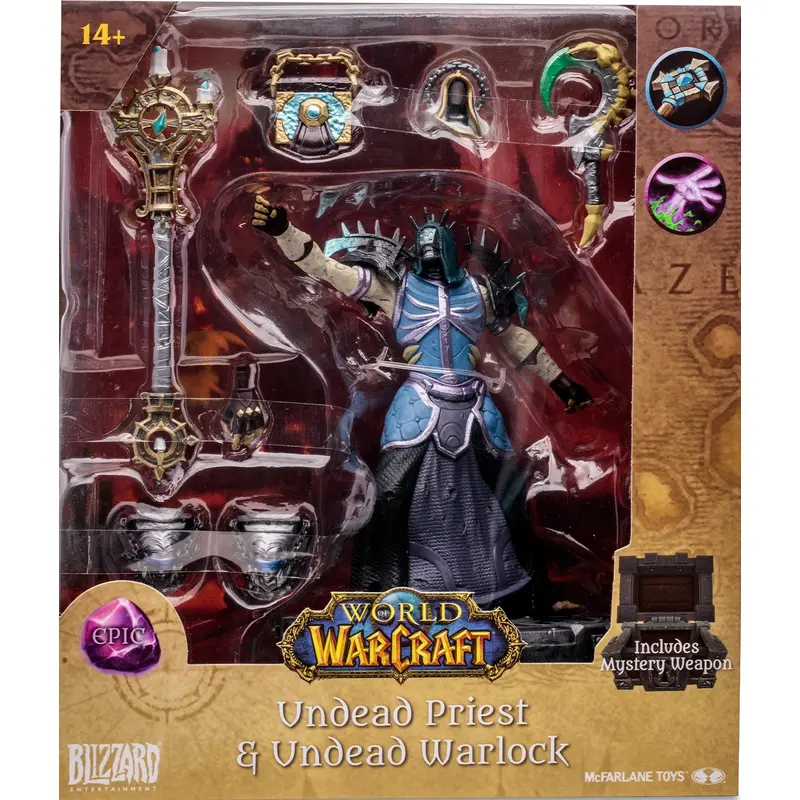 WORLD OF WARCRAFT 6"WV1-UNDEAD:PRIEST/WARLOCK-EPIC