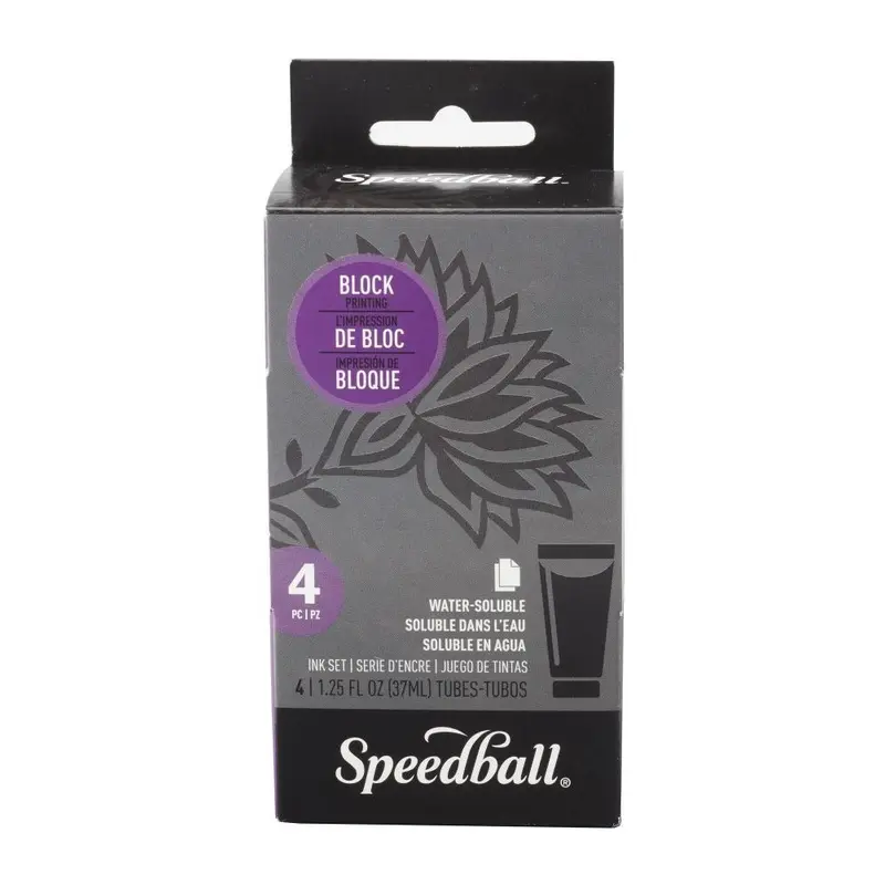 Basic Block Printing Ink Set (4pc)