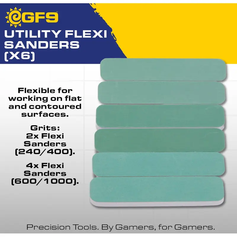 HOBBY TOOLS: UTILITY FLEXI SANDERS 9CT