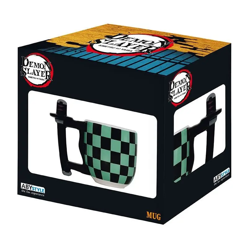 DEMON SLAYER 3D MUG TANJIRO SWORD HANDLE 16 OZ