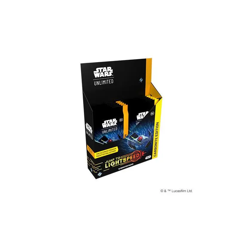 Star Wars Unlimited - Jump to Lightspeed Carbonite Booster Display