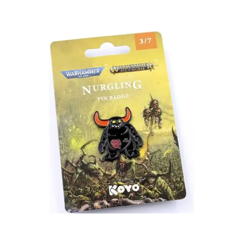 Warhammer Nurgling Pin (Black)