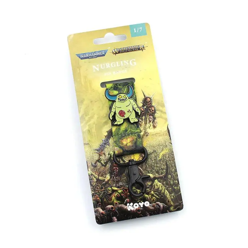 Warhammer Nurgling Pin & Lanyard (Green)