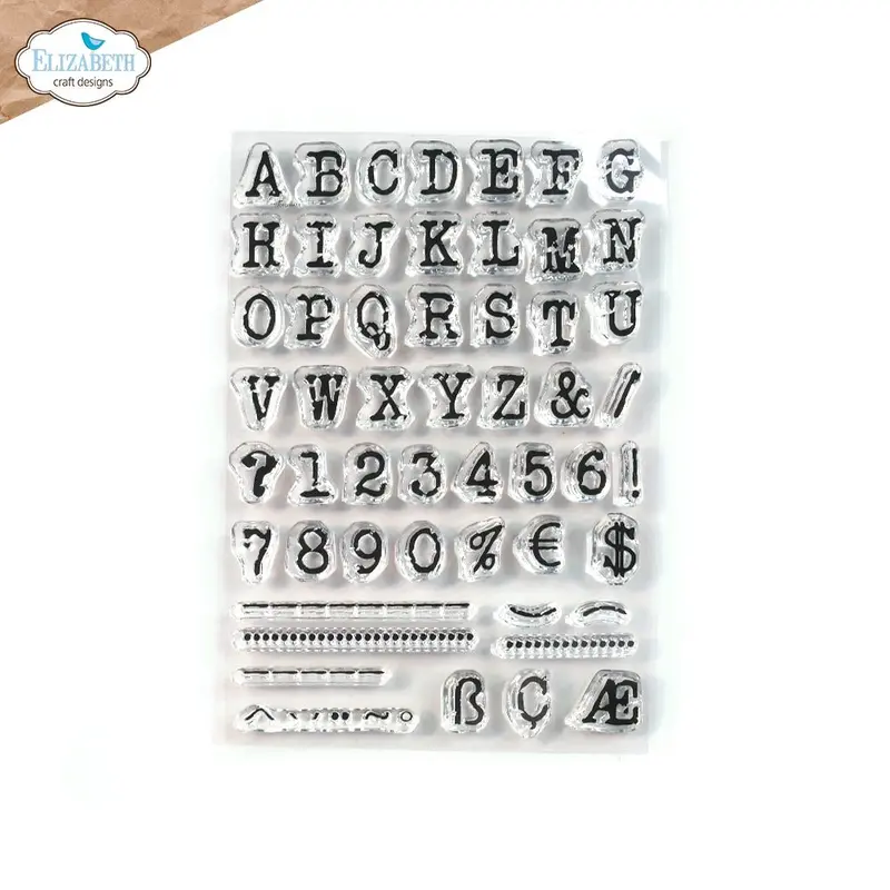 Clear Stamp, Alphabet