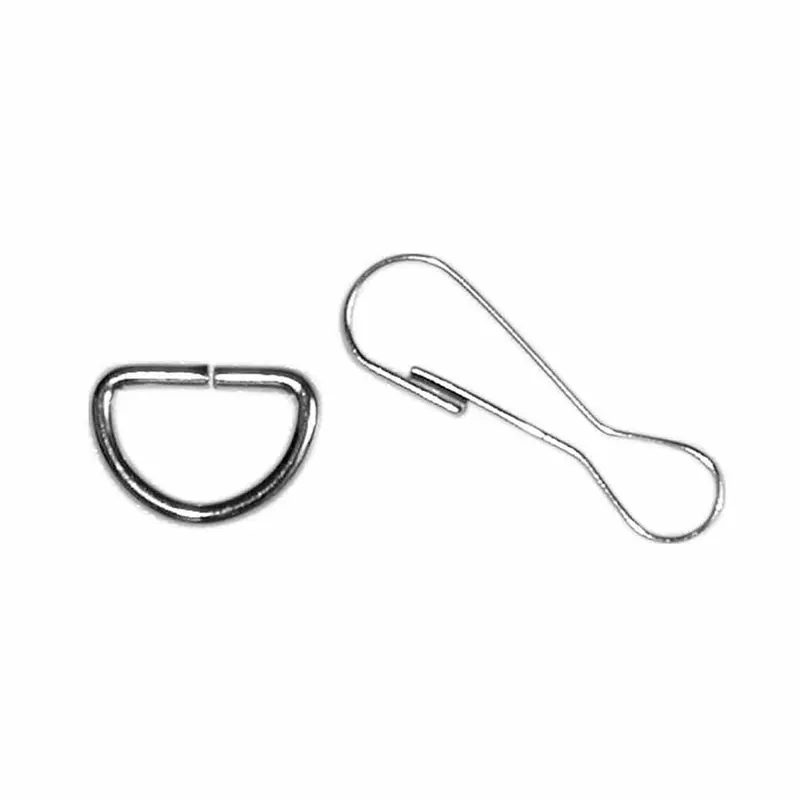 ELAN Snap-Clip & D-Ring - 13mm (12) - Silver