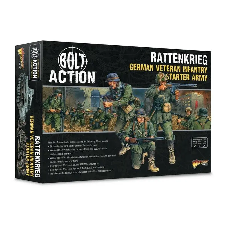 Bolt Action - Rattenkrieg German Veteran Infantry Starter Army