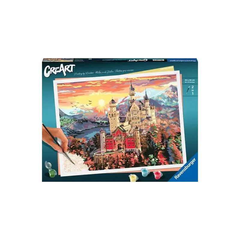 CreArt Paint by Numbers - Fairytale Castle