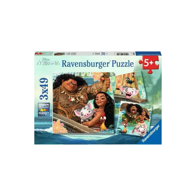 Jigsaw Puzzle Born to Voyage -3 x 49 Pieces Puzzle