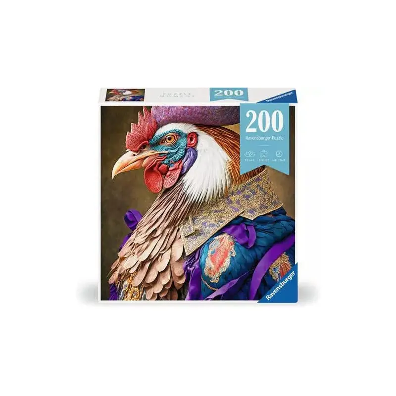Jigsaw Puzzle Puzzle Moments: Rooster General - 200 Pieces