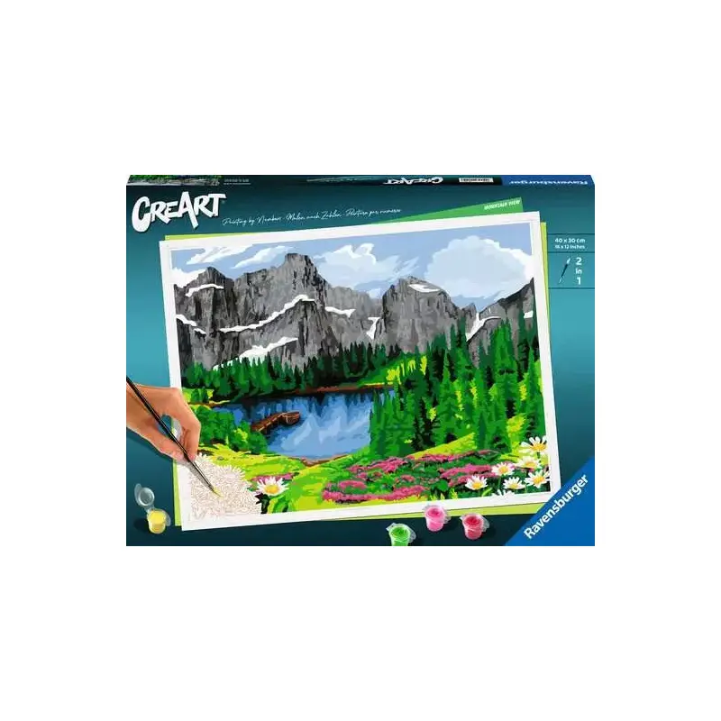 CreArt Paint by Numbers -Mountain View