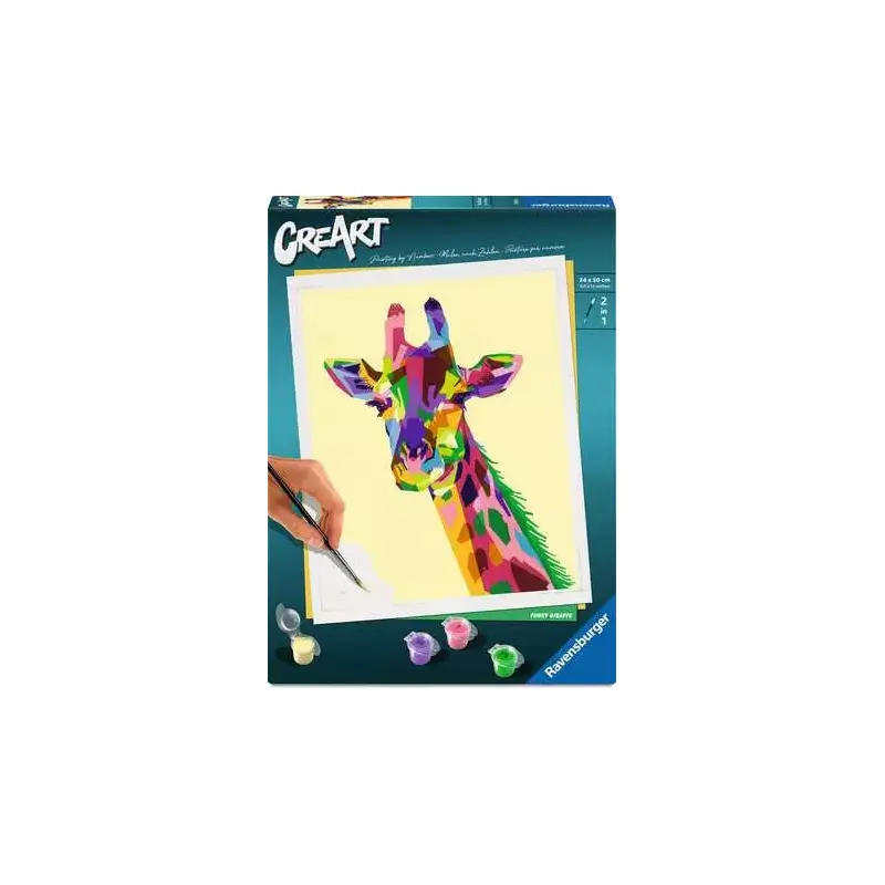 CreArt Paint by Numbers -Ravensburger Funky Giraffe