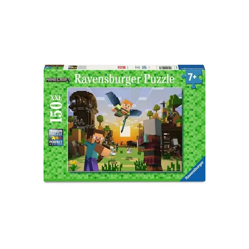 Jigsaw Puzzle Minecraft: Construction and Adventure - 150 Pieces