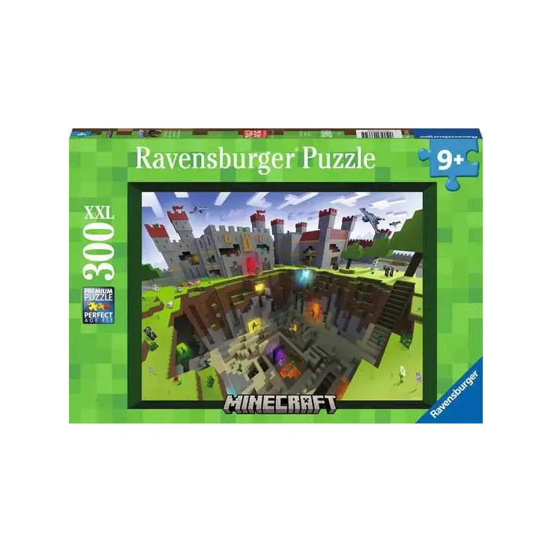 Jigsaw Puzzle Minecraft: Cutaway - 300 Pieces