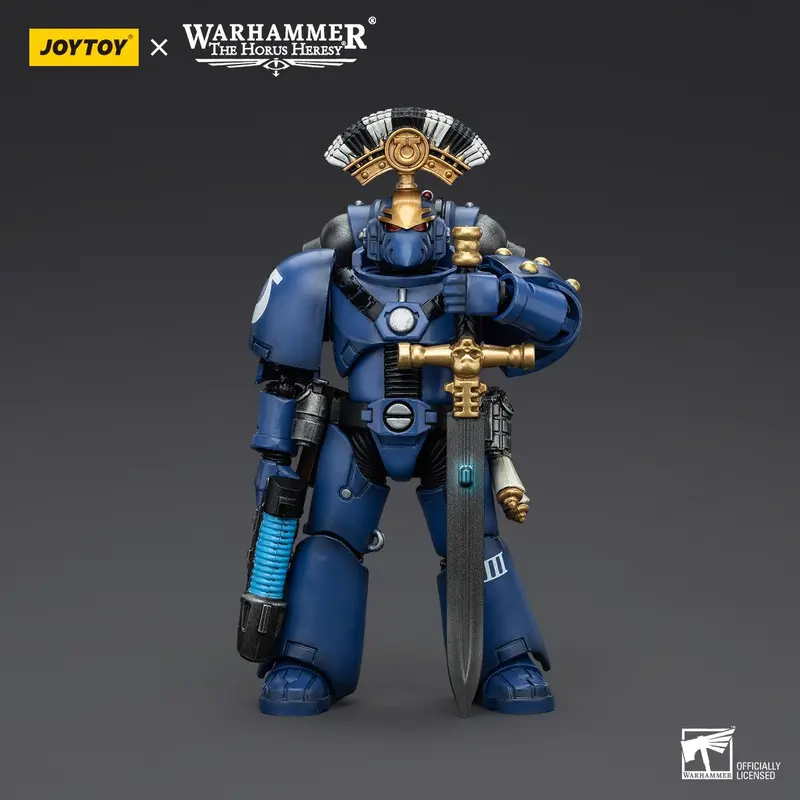 Warhammer Collectibles: 1/18 Scale Ultramarines MK VI Tactical Squad Sergeant with Plasma Pistol