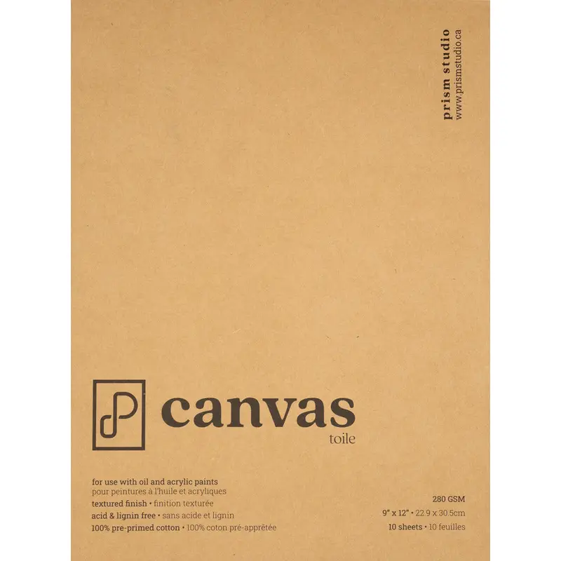 Canvas Pad, 9" x 12"