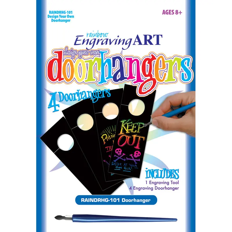 Engraving Art Doorhanger