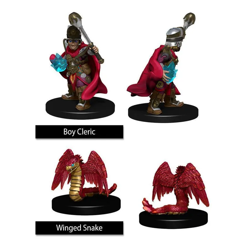 SALE WizKids Boy Cleric & Winged Snake