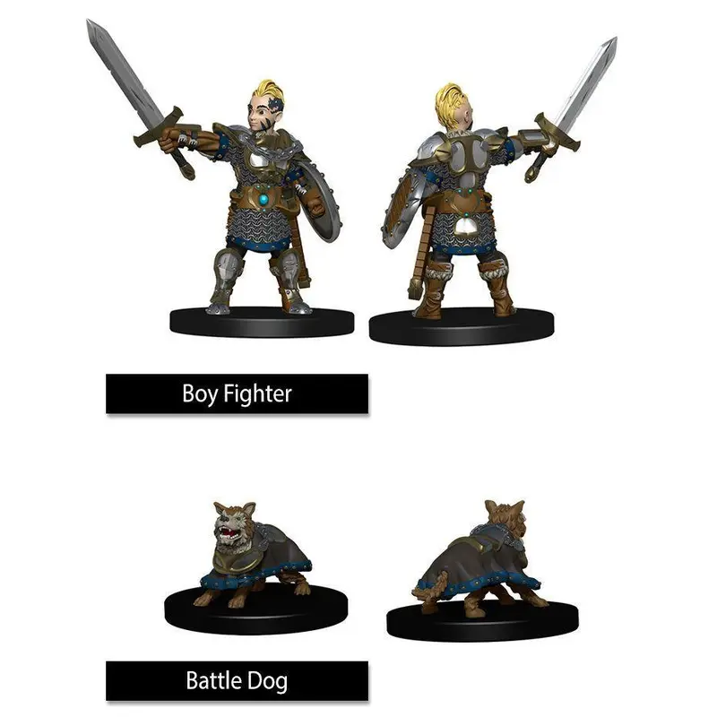 SALE WizKids Boy Fighter & Battle Dog