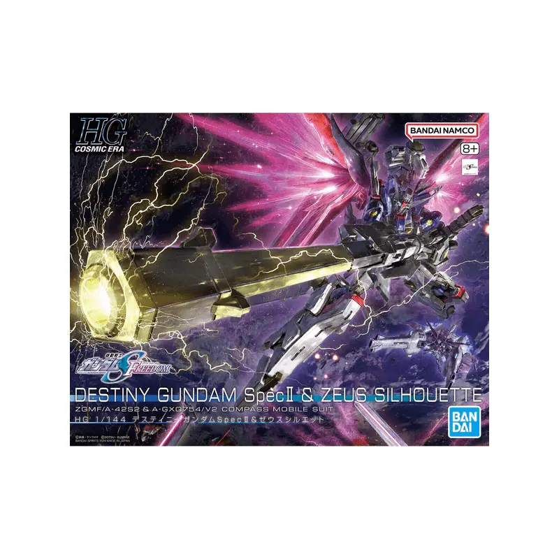 Bandai HG 1/144 Destiny Gundam Spec II & Zeus Silhouette