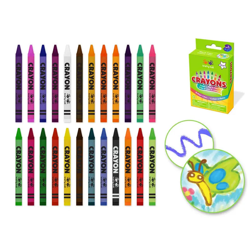 Krafty Kids: Lil' Artist Crayons 24pk