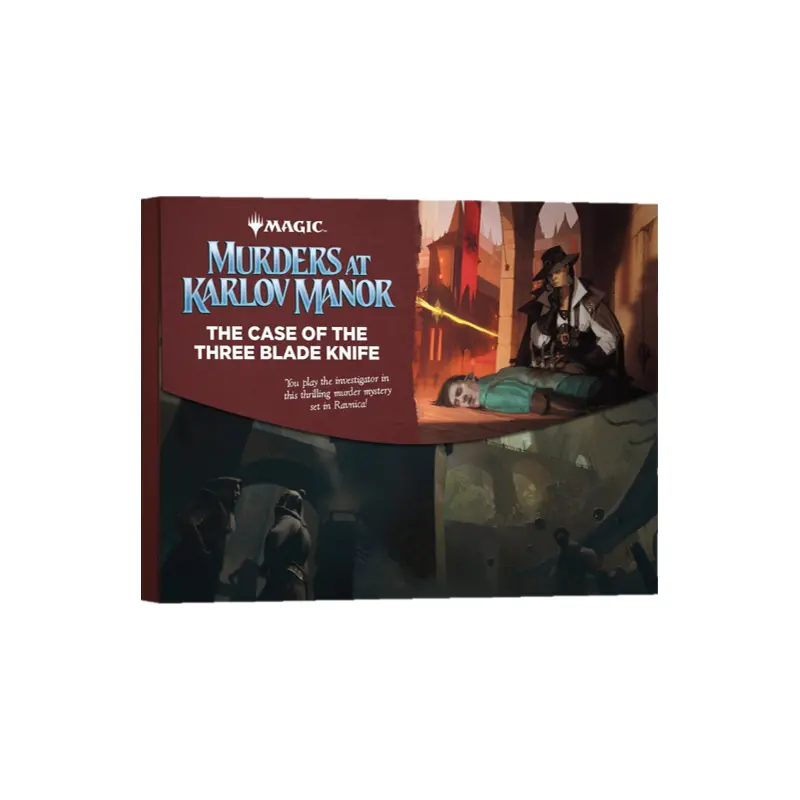 MURDERS AT KARLOV MANOR THE CASE O/T 3 BLADE KNIFE