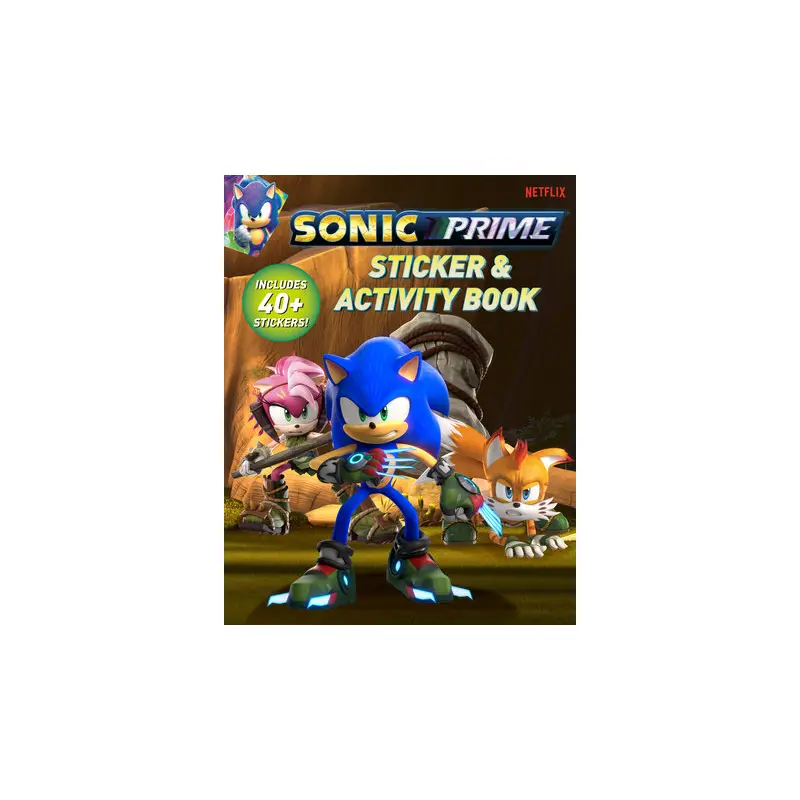 Sonic Prime Sticker & Activity Book release Feb 27/2024