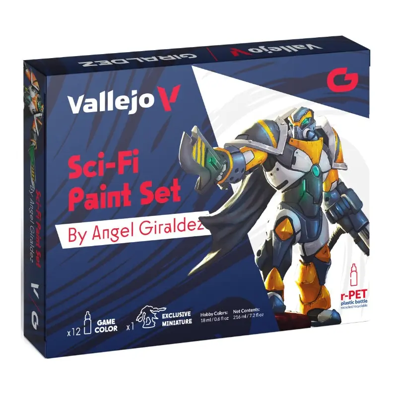VALLEJO: GAME COLOR SCI-FI PAINT SET