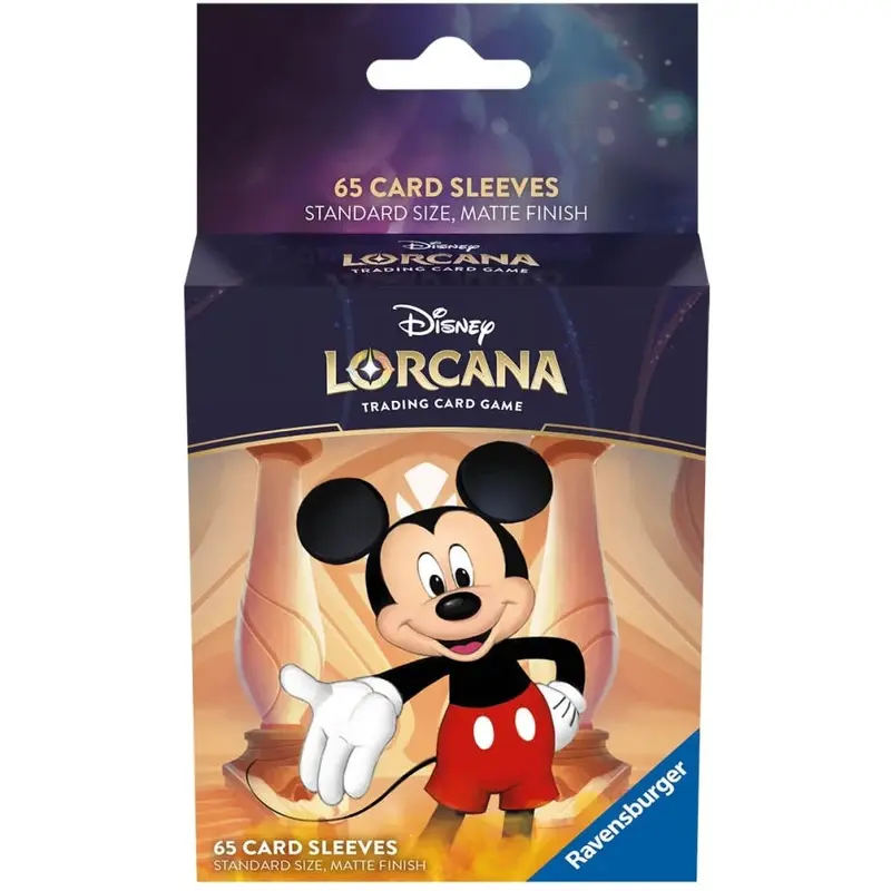 DISNEY LORCANA CARD SLEEVE SET 1 MICKEY MOUSE