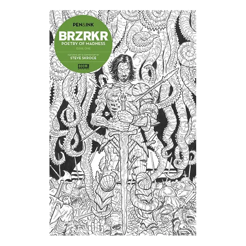 BRZRKR Poetry of Madness: Pen & Ink