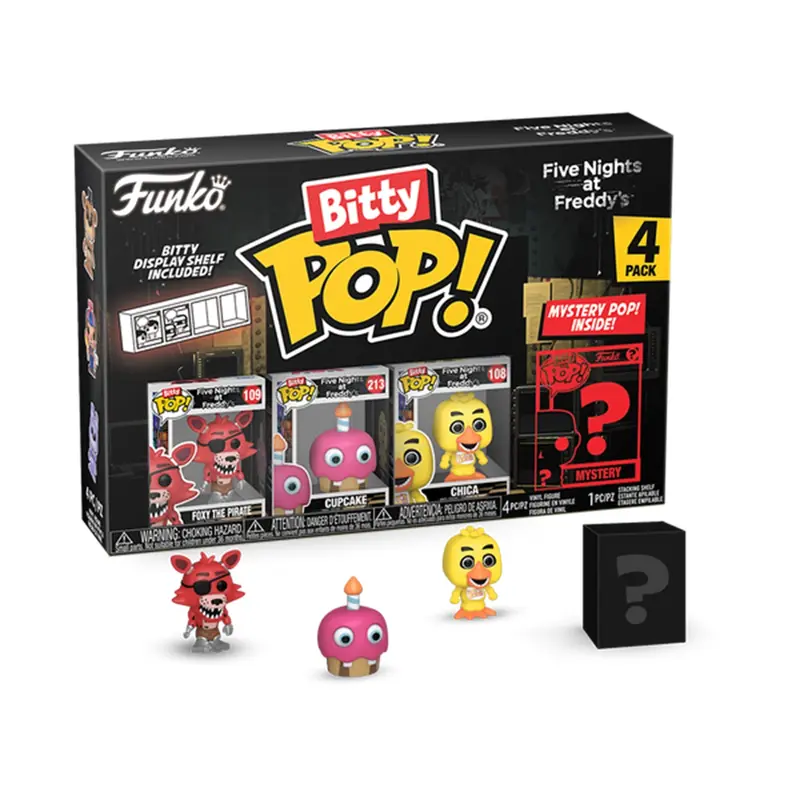 Nights At Freddys FNAF Bitty Pop 4 Pack